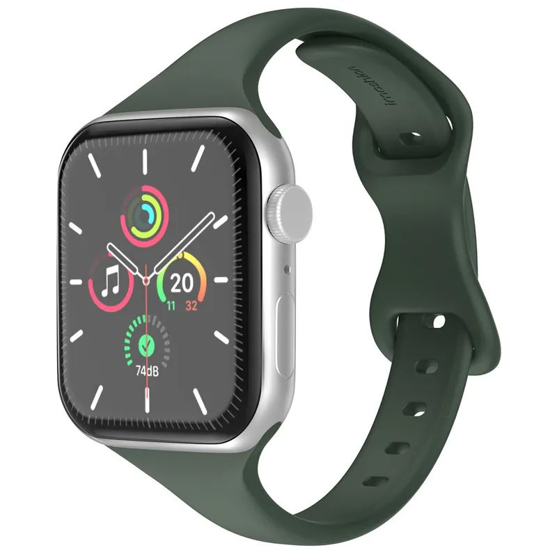 imoshion imoshion Slim Silikonarmband für Apple Watch | 38/40/41/42 mm, Grün, – Produktbild 1 von 1