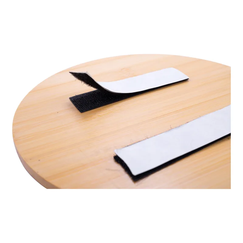 viva domo viva domo Bambus-Türschild „WC“, Braun | weiss, – Produktbild 3 von 3