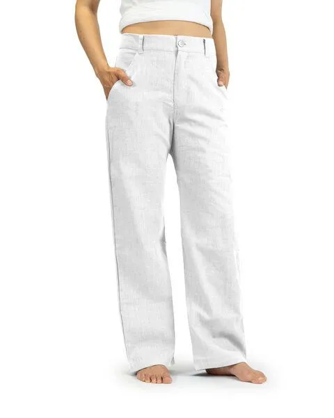 SCHAZAD Leinenhose APPROVAL von SCHAZAD, Weiss, – Produktbild 2 von 3