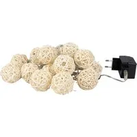 Konstsmide Konstsmide LED-Lichterkette "Rattan-Kugeln" 16 Dioden warmweiß – Produktbild 1 von 1