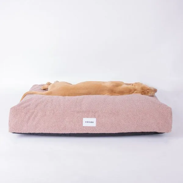 Caruso Conscious Pet Supply Caruso Conscious Pet Supply Wechselbezug - Hundebett Teddy Rosa - aus Recyclingmaterial – Produktbild 2 von 3