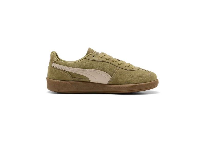 Puma Puma PALERMO Sneaker für Alltag, aus Leder, mit Schnürverschluss, Braun, – Produktbild 3 von 5