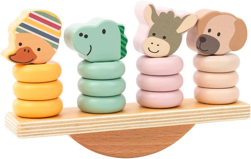 Sterntaler Sterntaler Stapelspielzeug Balancierspiel Holz, Beige, – Produktbild 1 von 5