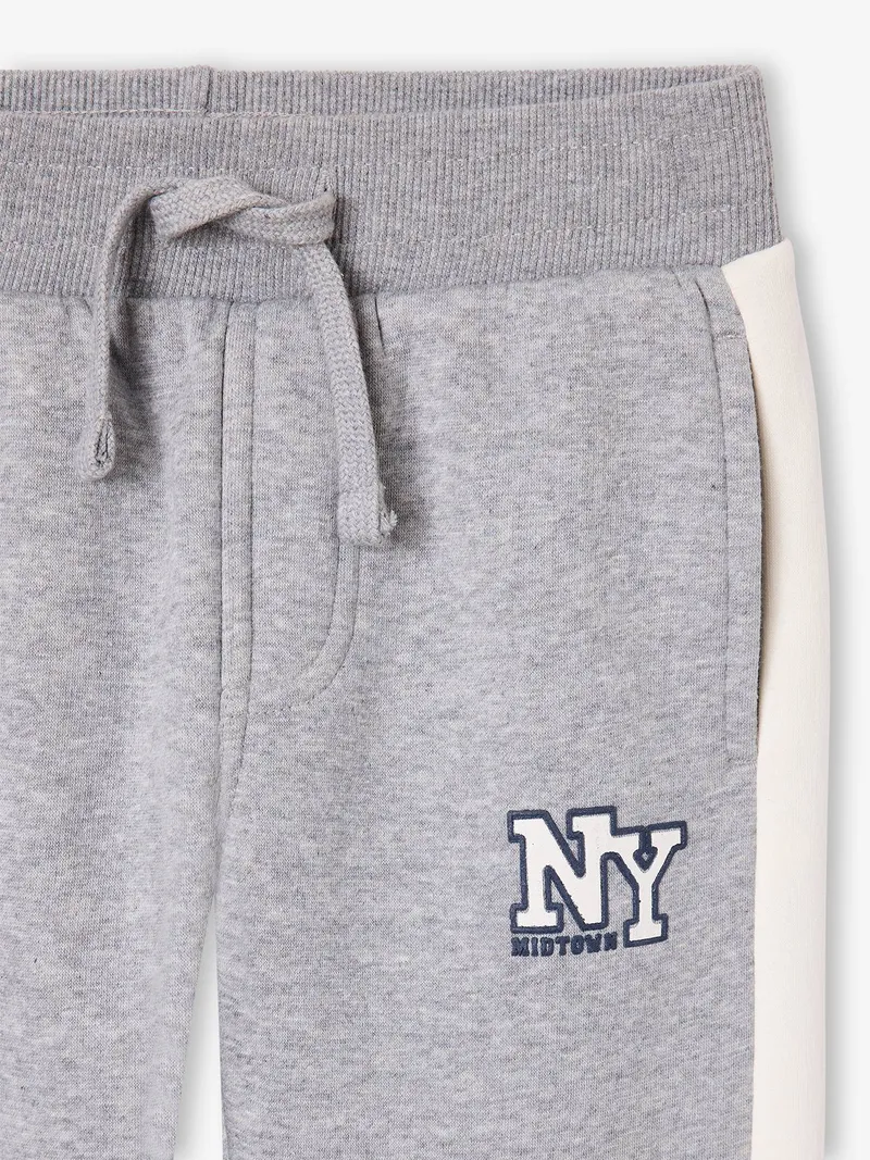 Vertbaudet Jogginghose Jungen, Grau meliert, – Produktbild 2 von 2