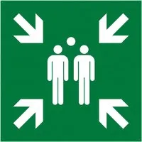 Exacompta Exacompta Hinweisschild "Sammelstelle" 700µ, PP, 30 x 30 cm – Produktbild 1 von 1