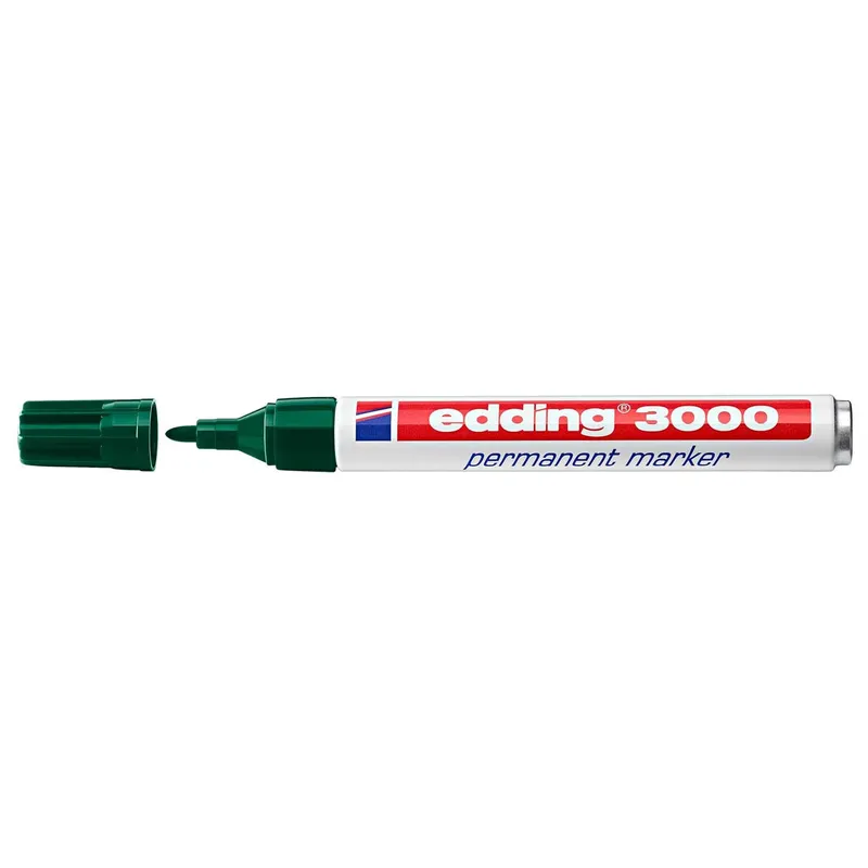 Edding Edding Permanentmarker "3000" grün – Produktbild 4 von 5