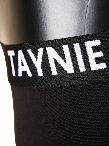 Taynie 2er-Pack schwarz/weiß - Retroshorts - Biozidfrei - Zertifiziert - TAYNIE HERREN BOXERSCHORTS, Schwarz, – Produktbild 4 von 4