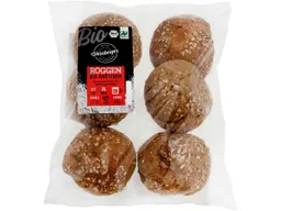 Herzberger Herzberger Bio-Roggenbrötchen, zum Aufbacken, 6er-Pack, 480 g – Produktbild 1 von 1