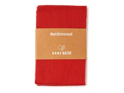 HANS NATUR Betthimmel Baldachin Bio-Baumwolle ziegelrot 115 x 300 cm – Produktbild 1 von 1