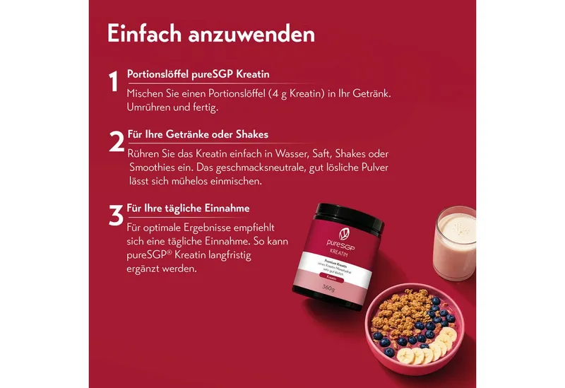 pureSGP pureSGP Kreatin Pulver – Produktbild 4 von 8