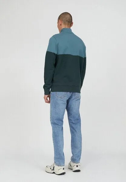 ARMEDANGELS ARMEDANGELS RAALPH TWOTONE - Herren Sweatshirt aus Bio-Baumwolle, Atlantic green-sea green, – Produktbild 2 von 4