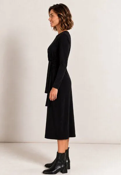 LANA Organic LANA Organic Baumwollkleid, Modell June, Schwarz, – Produktbild 4 von 4