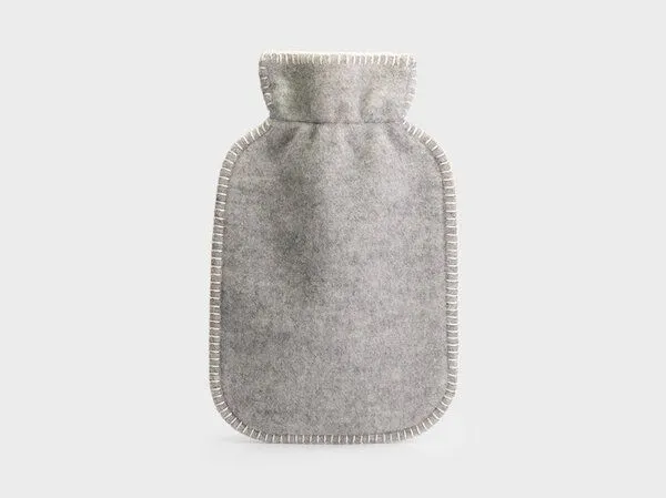 Yumeko Wärmflaschenbezug “Yumeko” aus 100% Mulesingfreier Merinowolle, Grey melange, – Produktbild 1 von 3