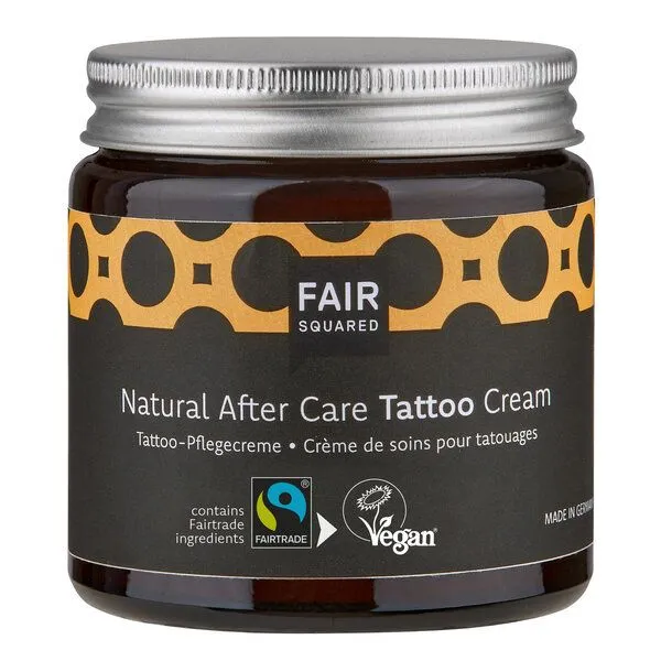 Fair Squared Fair Squared Vegane Natural After Care Tattoo Creme Tattoopflege 100 ml – Produktbild 1 von 2