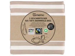 Memo 2 memo Geschirrtuch aus Bio-Baumwolle, 50 x 70 cm – Produktbild 1 von 1