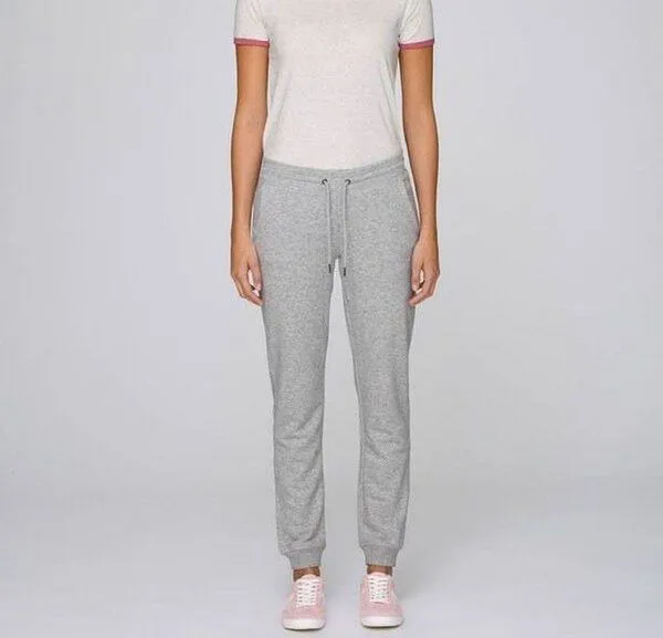UNIPOLAR Unipolar Damen Basic Jogginghose Tracy Slim Fit, Grau meliert, – Produktbild 1 von 8