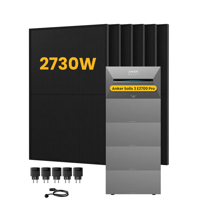 Anker Anker SOLIX Solarbank 3 E2700 Pro Solaranlage, mit 6 x 455W Bifazialen Solarmodulen, by Powerness - 13.5kWh / 5 x Smart Plug / Selbstabholung – Produktbild 1 von 1