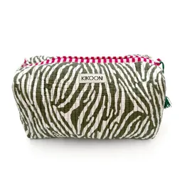 KIKOONI KIKOONI handgefertigte Kosmetiktasche Desert Zebra – Produktbild 1 von 1