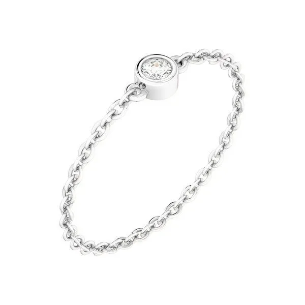 Eppi Eppi Kettenring mit Lab Grown Diamanten Jalo, Weiss, – Produktbild 1 von 3