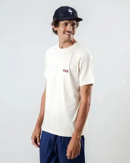 Brava Fabrics Brava Fabrics Ice Brava T-shirt Ecru – Produktbild 1 von 1