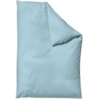 Schlafgut Schlafgut Bettdeckenbezug Knitted Jersey - 95% Biobaumwolle, 5% Elasthan - uni, Blue light, – Produktbild 1 von 1