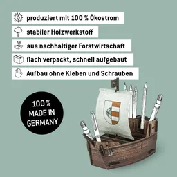 WERKHAUS WERKHAUS Stiftebox Segelschiff – Produktbild 1 von 1