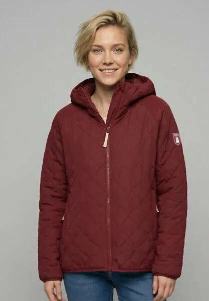 derbe derbe Steppjacke „Quiltby Short“, Rhubarb, – Produktbild 1 von 3