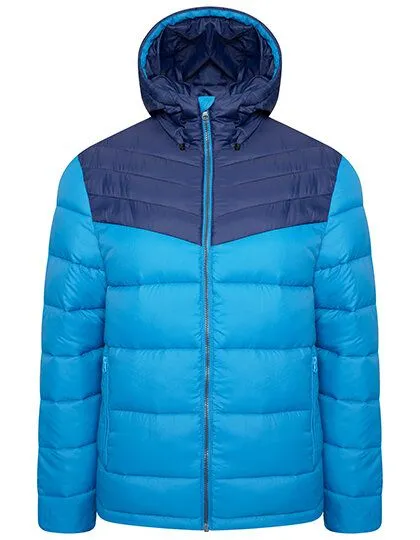 Dare 2b Dare 2b Skijacke Hot Shot Hooded Winterjacke Steppjacke Recycelt mit Kapuze, Dark methyl/nightfall navy, – Produktbild 2 von 3