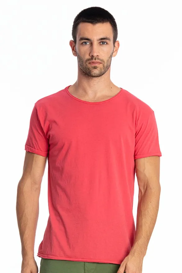 RAVENS VIEW IBIZA RAVENS VIEW IBIZA Herren vegan T-Shirt Rundhalsausschnitt Electric Red, Rot, – Produktbild 2 von 2