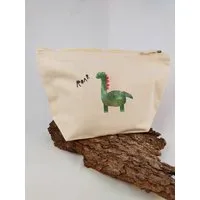 MelaDi Meladi Accessoire-Taschen aus Biobaumwolle - Größe L Dino – Produktbild 1 von 1