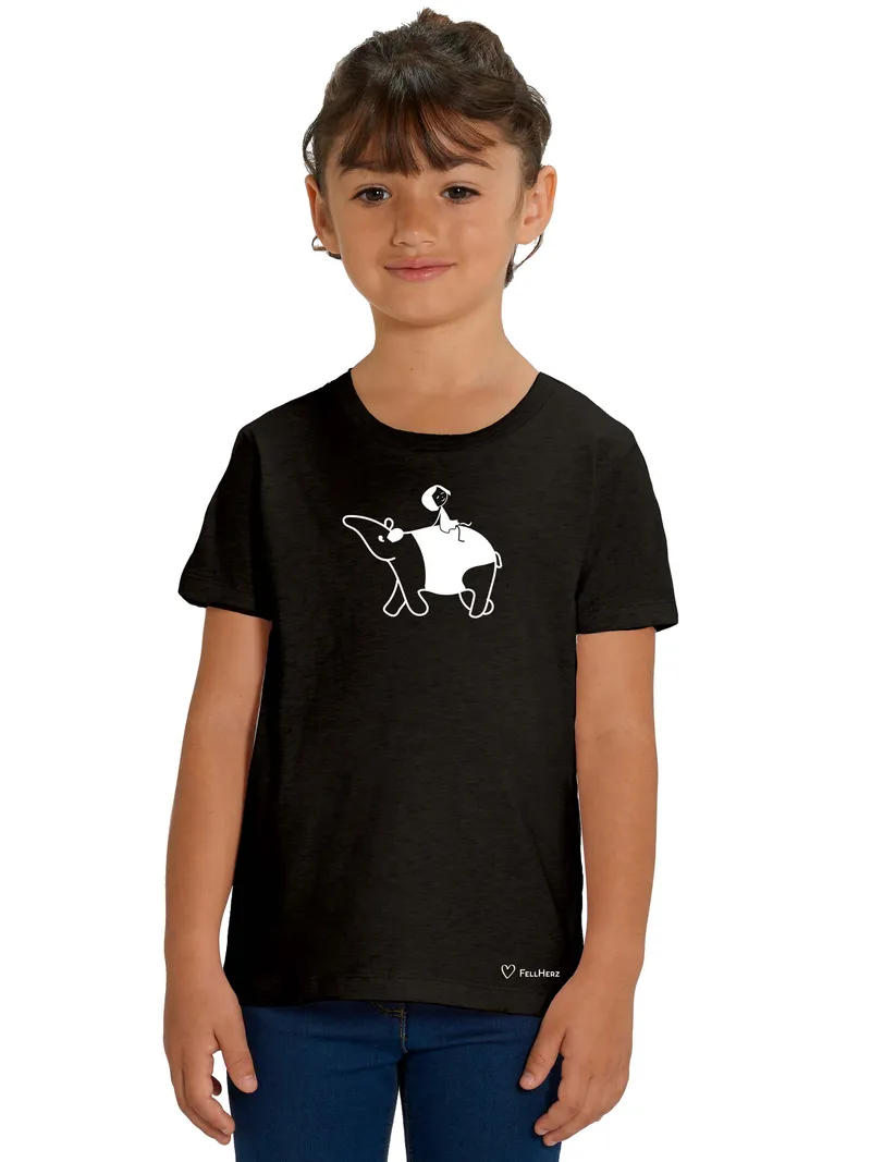 FellHerz FellHerz Kids T-Shirt Tapir – Produktbild 1 von 3