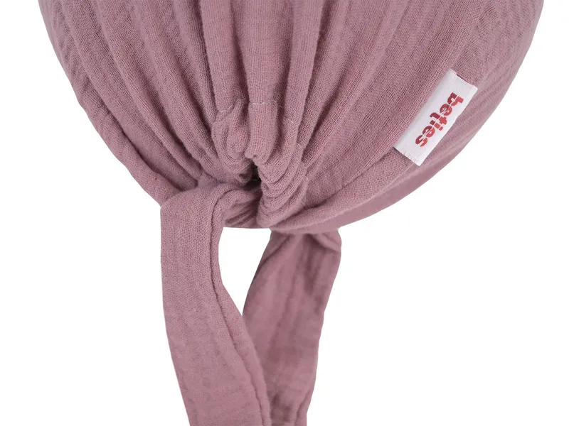 beties Bandana Musselin, (1-St), beties Bandana-OP-Haube aus Bio-Baumwolle, Rosa, – Produktbild 5 von 5