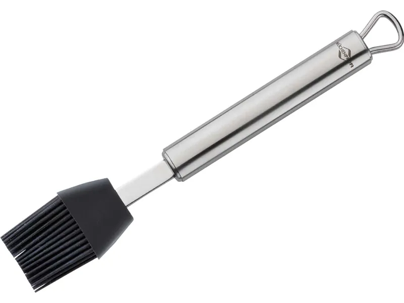 Backpinsel "PARMA" aus Silikon, Griff Edelstahl, L 23,5 cm – Produktbild 1 von 1