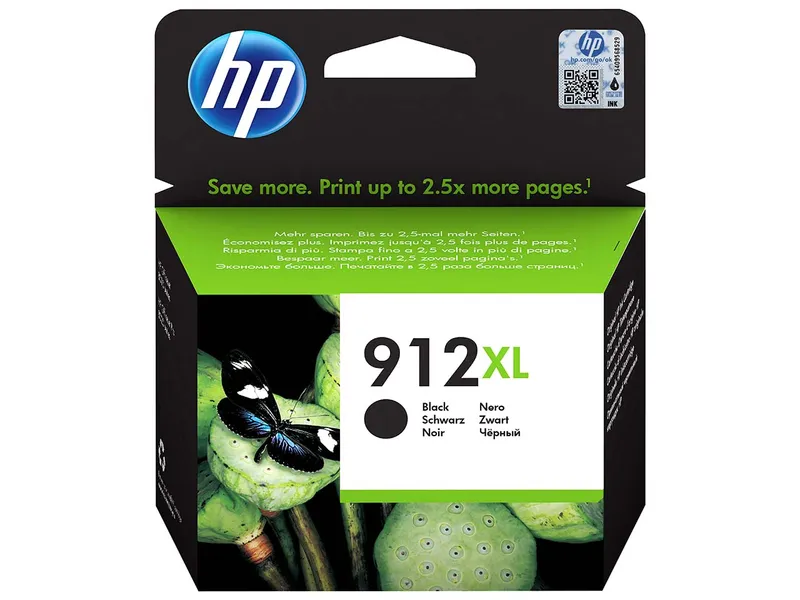 Hewlett Packard hp Tintenpatrone 3YL84AE, Nr. 912 XL schwarz – Produktbild 1 von 1