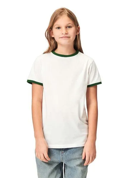 Band of Rascals Band of Rascals Ringer T-Shirt, White-dark-green, – Produktbild 1 von 4