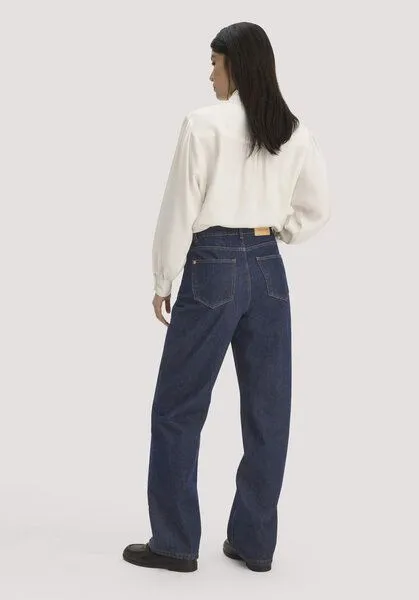 hessnatur hessnatur Jeans GIERA Straight Relaxed aus reinem Bio-Denim, Pure blue, – Produktbild 1 von 3