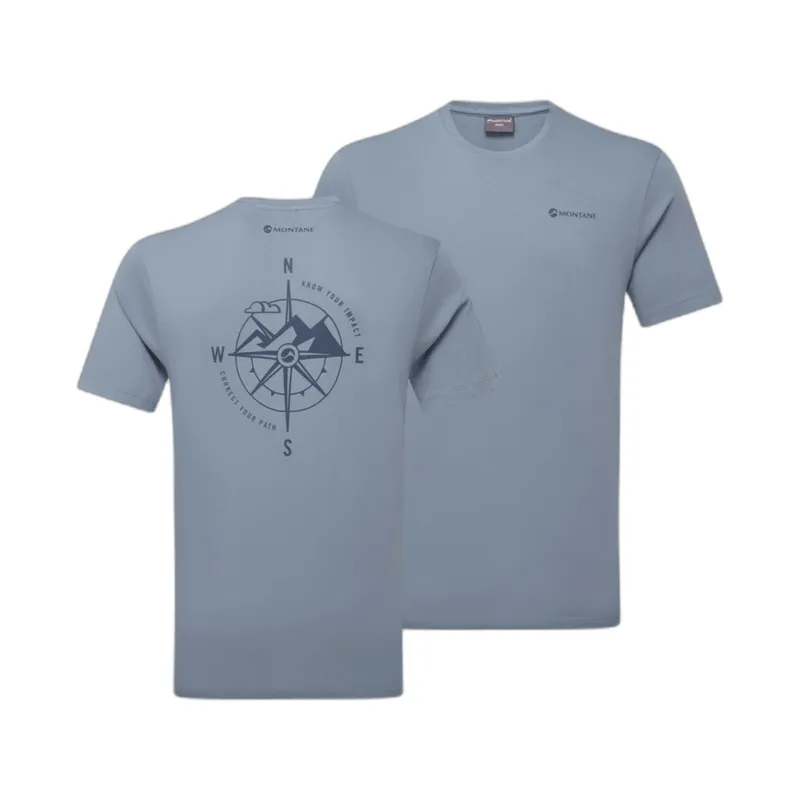 Montane T-Shirt Montane Impact Compass, Blau, – Produktbild 1 von 1