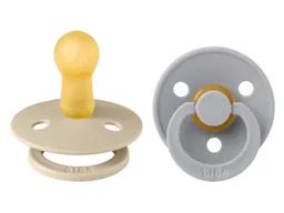 BIBS BIBS Schnuller Naturlatex "Colour" 2er Pack kirschförmig 6-18 Monate – Produktbild 1 von 1