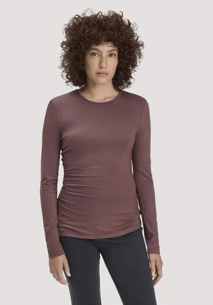 hessnatur hessnatur Longsleeve PURE FLOW aus TENCEL Modal, Rosébraun, – Produktbild 1 von 4