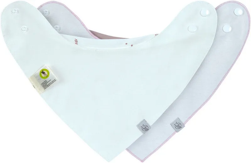 Lässig Lässig Dreieckstuch Bandana, Berries, (Set, 2-St), für Babys, wasserdicht, Rosa, – Produktbild 2 von 5