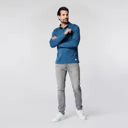 SKOT SKOT Herren vegan Langarm-Polo – Produktbild 1 von 1
