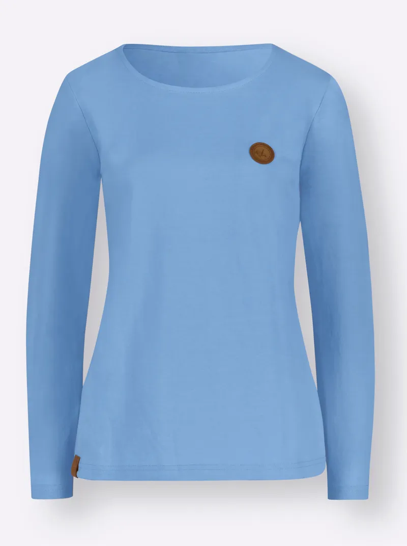 Witt Longsleeve, Himmelblau, – Produktbild 1 von 2