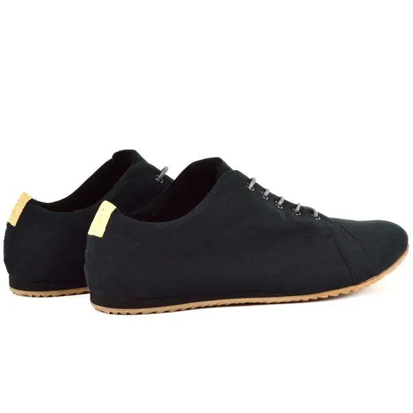 SORBAS SORBAS '63 veganer Sneaker aus Bio-Baumwolle Low-Cut (gefüttert), Black (schwarz), – Produktbild 4 von 4