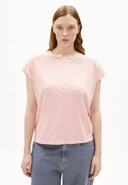ARMEDANGELS ARMEDANGELS ONELIAA LOVELY STRIPES Damen T-Shirt aus Bio-Baumwolle – Produktbild 1 von 1