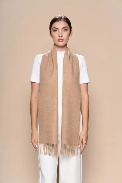 Pukara PUKARA Natural Classic Alpaka Schal, Camel, – Produktbild 2 von 2