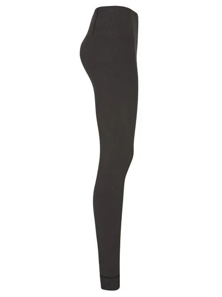 nice to meet me nice to meet me Essential Leggings Cotton – High-Waist-Leggings aus Bio-Baumwolle, Space black, – Produktbild 2 von 3