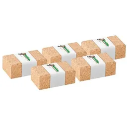 Kork-Deko Kork-Deko 5er Set Schleifklotz aus Kork - 10x4x6cm | mit abgerundeten Kanten | Halterung für Schleifpapier – Produktbild 1 von 1