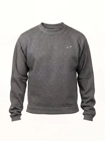 saved lab saved lab SL-600 Sweatshirt Grey Melange – Produktbild 2 von 4