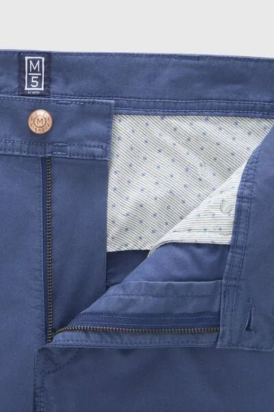 M 5 BY MEYER M 5 BY MEYER Five Pocket im Mikro Print, Blau (blau), – Produktbild 1 von 8