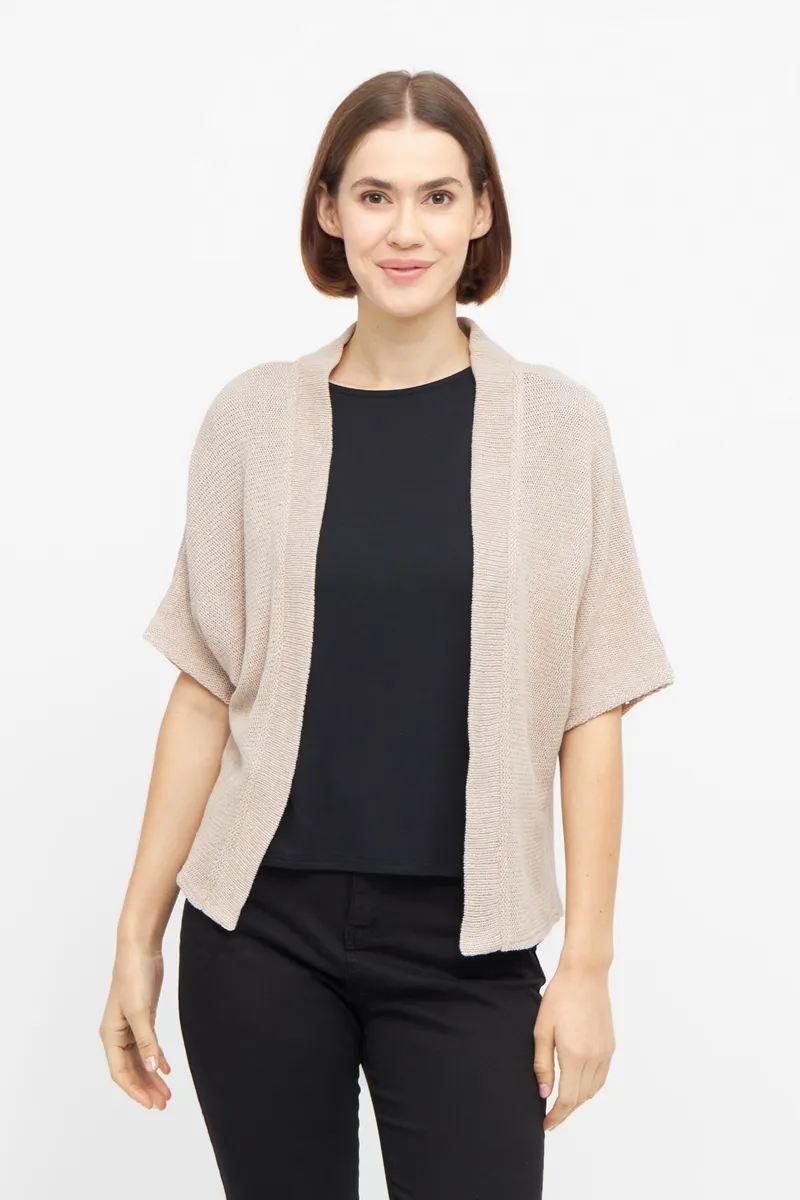 WiDDA Widda Damen vegan Strickjacke Cozy Beige, Beige, – Produktbild 1 von 2